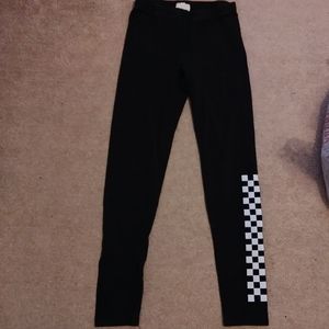 Checkered vans leggings